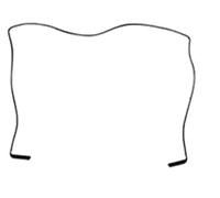 ICTION New LCD Screen Rubber Middle Frame Bezel Ring Replacement for MacBook Pro Retina 16" M1 M2 A2485 A2780 2021 2023 Year