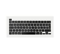 ICTION New UK Keyboard Caps Keycaps Keys QWERTY Replacement for MacBook Pro Retina 13.3'' 16'' A2141 A2289 A2251 UK Keyboard keys