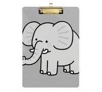 ICU clipboard A Cute Cartoon Grey Elephants for Nurses Home Contractor