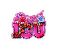 ICU Nurse Badge Reel Topper, Intensive Care Unit Acrylic Badge Topper, Gift for Critical Care Nurse Healthcare Worker Hospital Staff, Medical ICU Badge Reel, Nursing Appreciation Accessories