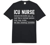 ICU Nurse Definition Intensive Care Unit Neonatal Nursing Comfort Colors Adult Heavyweight T-Shirt
