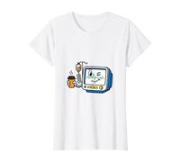 ICU Nurse Fluent in Beeps and Sarcasm Funny Night Shift Value Graphic T-Shirt, Women, White, M