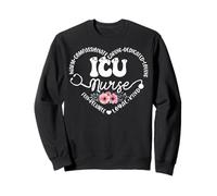 ICU Nurse Heartshape Intensive Care Unit Neonatal Nursing Sweatshirt