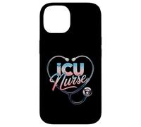 ICU Nurse Stethoscope Heart Critical Care RN Nursing Women Case for iPhone 14