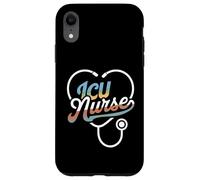 ICU Nurse Stethoscope Heart Critical Care RN Nursing Women Case for iPhone XR