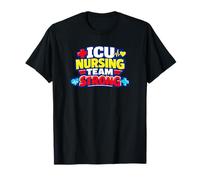 ICU Nursing Team Strong T-Shirt Critical Care Heroes T-Shirt