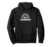 ICU Warriors Rainbow Hearts Pullover Hoodie