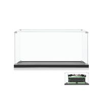 icuanuty Acrylic Display Case Compatible with Lego 21327 Typewriter Dustproof Display Case for Models Collectibles (Display Case Only)