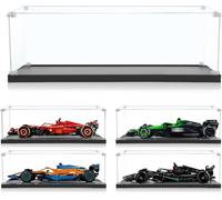 icuanuty Acrylic Display Case Compatible with Lego Technic SF-24 F1 Racing Car Formula 1 42228/42207/42206/42141/42171, Dust-Proof Storage and Organisation Display Case Box(no model!)