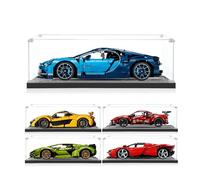 icuanuty Acrylic Display Case for Lego 42083 Technic Bugatti Chiron, Dust-Proof Storage and Organisation Display Case for Lego Model, Size: 63 x 30 x 17 cm (Display Case Only)