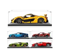 icuanuty Acrylic Display Case for Lego 42115 Technic Lamborghini Sián FKP 37 Racing Car, Display Case for Lego Model 76139/42156/42083/42143/42096/42056/42143/42125/42172, Size: 63 x30x30x2.75" (only