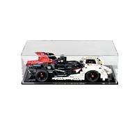icuanuty Acrylic Display Case for LEGO 42137 Technic Formula E Porsche 99X Electric, Dust Protected Storage and Organize Display Box for LEGO model, Size: 35x14x11 cm,(Only Display Box)
