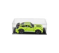 icuanuty Acrylic Display Case for LEGO 42138 Technic Ford Mustang Shelby GT500 Set, Dust Protected Storage and Organize Display Box for LEGO model, Size: 35x14x11 cm, (Only Display Box)