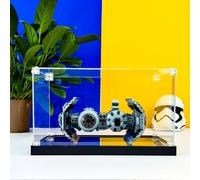 icuanuty Acrylic Display Case for LEGO 75347 TIE Bomber, Dust Protected Storage and Organize Display Box for LEGO model, Size: 26x20x14 cm, Gift Idea for Adults, (Only Display Box)