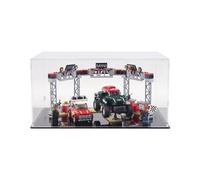 icuanuty Acrylic Display Case for LEGO 75894 1967 Mini Cooper S Rally and 2018 MINI John Cooper Works Buggy, Dust Protected Storage and Organize Display Box for LEGO model, Size: 31x20x21 cm