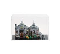 icuanuty Acrylic Display Case for LEGO 75947 Harry Potter Hagrid’s Hut Buckbeak's Rescue, Dust Protected Storage and Organize Display Box for LEGO model, Size: 31x20x21 cm, Gift Idea for Adults