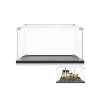 ICUANUTY Acrylic Display Case for Lego Architecture Neuschwanstein Castle 21063 - Dustproof Storage Size: 50 x 25 x 33 cm (Display Case Only, No For Lego Model)