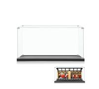 ICUANUTY Acrylic Display Case for Lego Bookend: Hogwarts Express 76450 - Dustproof Storage Size: 42 x 15 x 21 cm (Display Case Only, No For Lego Bricks Included)