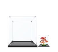 ICUANUTY Acrylic Display Case for Lego Botanicals Japanese Red Maple - Bonsai Tree 10348 - Dustproof Storage Size: 30 x 25 x 30 cm (Display Case Only, No For Lego Bricks Included)