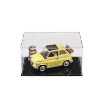 icuanuty Acrylic Display Case for Lego Creator Expert-Fiat 500 10271, Dust Protected Storage and Organize Display Box for Lego model, Size: 26x20x14 cm(Only Display Box)
