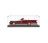 ICUANUTY Acrylic Display Case for Lego DC Batman: The Classic TV Series Batmobile 76328, Dust-Proof Storage and Organisation, Display Case for Lego Display Case, Size: 55 x 25 x 20 cm (Display Case