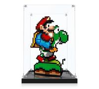 ICUANUTY Acrylic Display Case for Lego Super Mario World: Mario & Yoshi 71438 - Dust-Protected, Size: 30*20*45cm Storage Box for Lego Model Display (Box Only! )