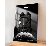 ICUANUTY Display Wall Board for Lego DC Batman La Batmobile Tumbler 76240,Building Blocks Display Wall Mount for Lego Car - Ideal Gifts for Lego Lovers,Size:29.5x17.7 in