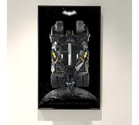 icuanuty Display Wall Frame Compatible with Lego Car Wall Mount Technic Batman Batmobile Tumbler 76240 Iconic Car for The Dark Knight Trilogy(Only Display Wallboard)