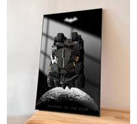 icuanuty Display Wall Frame Compatible with Lego Technic Batman Batmobile Tumbler 76240 Car Display Wall Mount Frame Decorative Painting Display, 75x45cm(No Model)