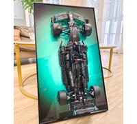 icuanuty Display Wall Frame Compatible with Lego Technic F1 W14 E 42171 Performance Car Wall Mount Display Frame- Decorative Paintings, Display for Model Car, Gifts - 75 x 45 cm