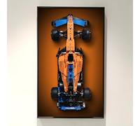 ICUANUTY Display Wall Frame Compatible with Lego Technic McLaren Formula 1 42141 Racing Car Display, Wall Frame Compatible with Lego Car Wall Mount Display Frame, Size: 75 x 45 cm