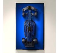icuanuty Display Wall Frame Compatible with Lego Technic Oracle Red Bull Racing RB20 F1 Car 42206 Racing Car Wall Frame Compatible with Lego Car Wall Mount Display, Size: 75 x 45 cm (No Model)