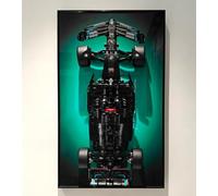 icuanuty Display Wallboard Compatible with Lego Technic F1 W14 E Performance 42171 Race Car Display, Frame Compatible with Lego Car Wall Mount Display Frame, Only Wallboard, 75x45 cm(No Model)