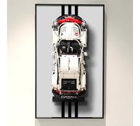 ICUANUTY Display Wallboard Compatible with Lego Technic Porsche 911 RSR 42096 Wall Display Frame, Compatible with Lego Car Wall Mount Display Frame Enthusiasts Size 75 x 45 cm (No Model!)