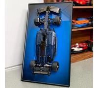 ICUANUTY Display Wallboard for Lego Technic F1 Car 42206, Compatible with Lego Car Display Frame, Gift Ideas for Lego Car Wall Mount Display Lover, Only Wall Frame! 75x45cm