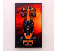 icuanuty Wall Plaque Compatible with Lego Technic McLaren MCL39 F1 Car 42228 Photo Frame with Hook Compatible with Lego Car Screen, Size: 75 x 45 cm (No Models)