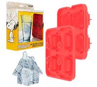 ICUP Peanuts Snoopy Doghouse Silicone 3D Ice Cube Tray, 4-Cavity Mold