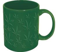 ICUP Stonerware Embossed Leaf Pattern 18oz Ceramic Mug