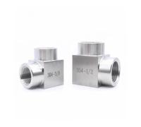 ICXLPMC 1/8" 1/4" 3/8" 1/2" 3/4" 1" BSPP Female Elbow Angle 90 Deg Coupler 304 Stainless Pipe Fitting Water Gas Propane(1/2") ICXLPMC