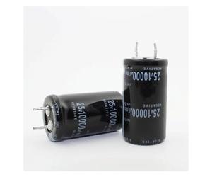 ICXLPMC 10pcs 25V10000UF Aluminum Capacitors 10000UF 25V 25 * 30mm