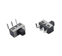 ICXLPMC 10PCS SS12D11 Right Angle 3PIN 1P2T Handle High 5MM PITCH 4.7MM Slide Switch SS12D06 ICXLPMC