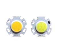 ICXLPMC 4pcs a lot 3W 5W 7W 10W LED Source lamp Bead High Power LED COB LED Flashlight Light Bulb Light Lamp Spotlight Down Light Lamps(Warm White 3000K,3W)
