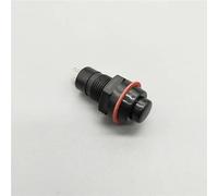 ICXLPMC 6Pcs 12mm DS-213 Self-reset black Push Button Switch 1A 250V AC 2PIN ICXLPMC