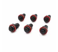 ICXLPMC 6pcs DS-213 black Push Button Switch 10mm Momentary Round Button Switch DS213 ICXLPMC