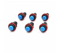 ICXLPMC 6pcs DS-213 blue Push Button Switch 10mm Momentary Round Button Switch DS213 ICXLPMC