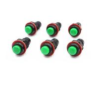 ICXLPMC 6pcs DS-213 green Push Button Switch 10mm Momentary Round Button Switch DS213 ICXLPMC
