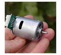 ICXLPMC RS-365 electronic starter Dual Shaft DC 12V-24V 14.4V 15V 18V High Speed Carbon Brush electronic starter For Sweeper Robot Cleaner Printer (A velocity feedback)