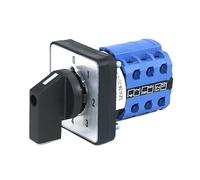 ICXLPMC SZW26/LW26-20 20A Three Pole 0-4 Position 64X64mm Panel Rotary Cam Switch ICXLPMC