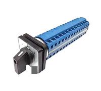 ICXLPMC SZW26/LW26-20 3 Position 56 Terminals 14 Gears 20A Rotary Changeover Cam Interruptor Selector Switch 48X48mm ICXLPMC