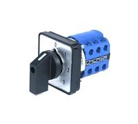 ICXLPMC SZW26/LW26-20 Ui 660V 20A 3 Phase 12 Screw Terminals 4 Position Selector Changeover Cam Switch 64X64mm ICXLPMC